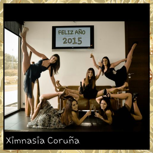feliz año 2015 Ximnasia Coruña